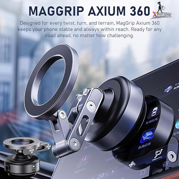 Nixie Vacuum Magnetic Car Phone Mount 
