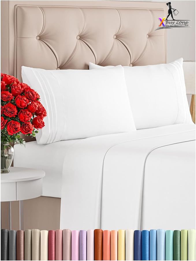Queen Size 4 Piece Sheet Set