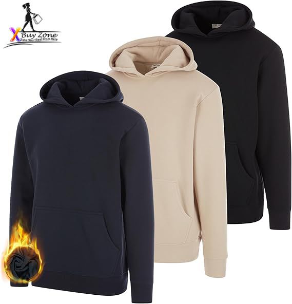 PURE CHAMP 3 Pack Fleece Hoodies for Men