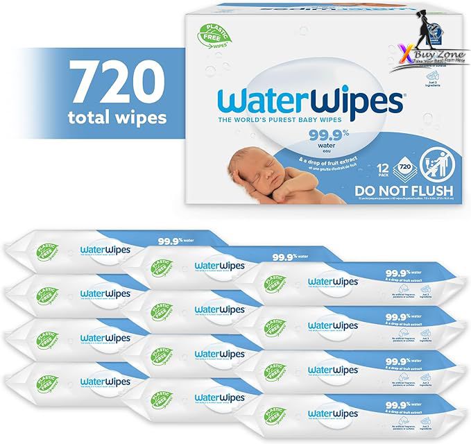 WaterWipes Plastic-Free Original Baby Wipes