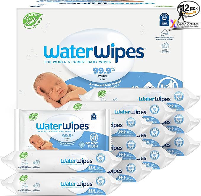 WaterWipes Plastic-Free Original Baby Wipes